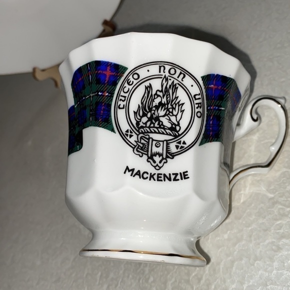 MACKENZIE Teacup and Saucer, Elizabethan Teacup, Scottish Teacups - Picture 5 of 8